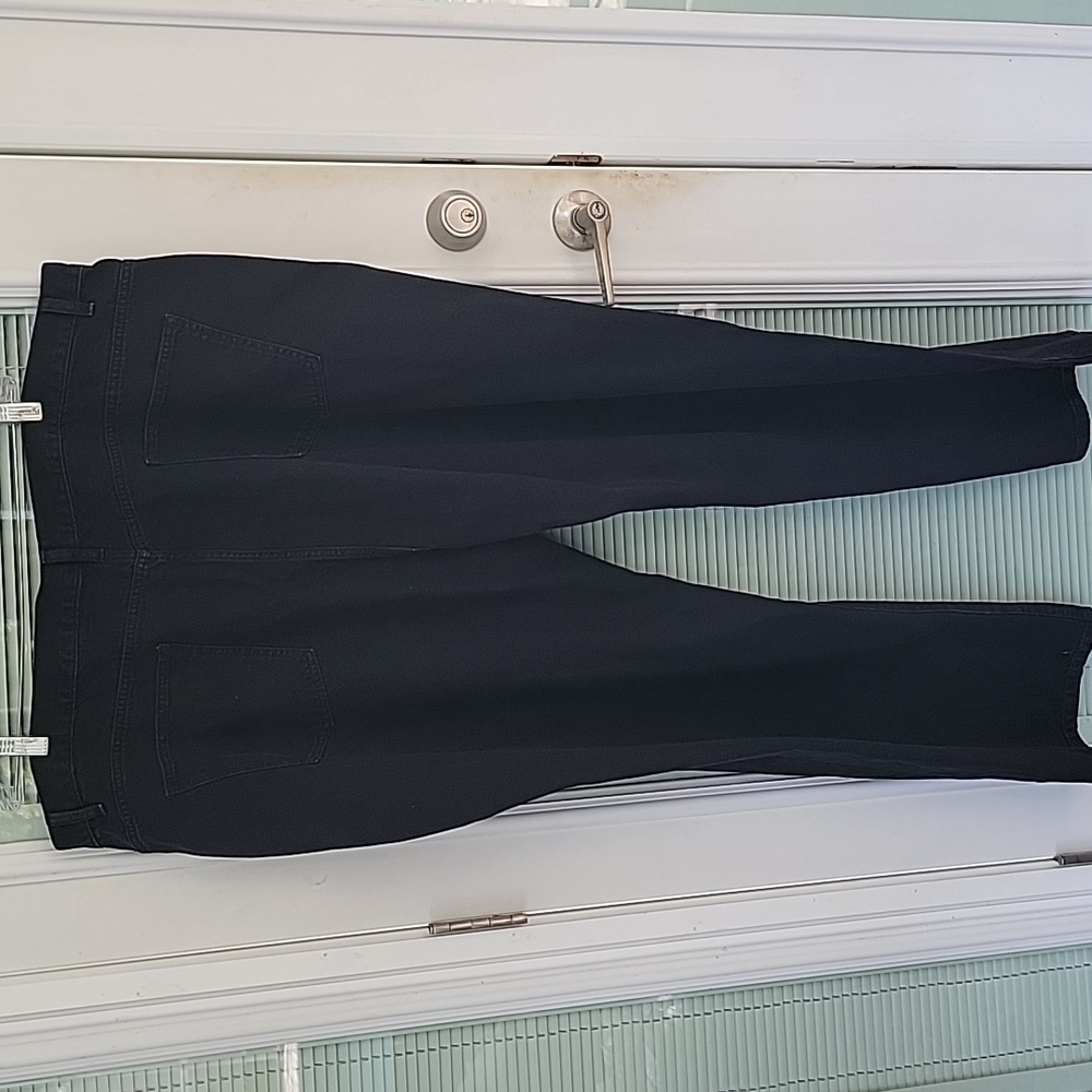 NWT PrettyLittleThing Straight Long Leg Jeans Black Sz 24 - Picture 6 of 9